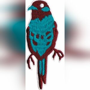 NWT Blue Bird Patch For Denim Jeans And Jean Jackets